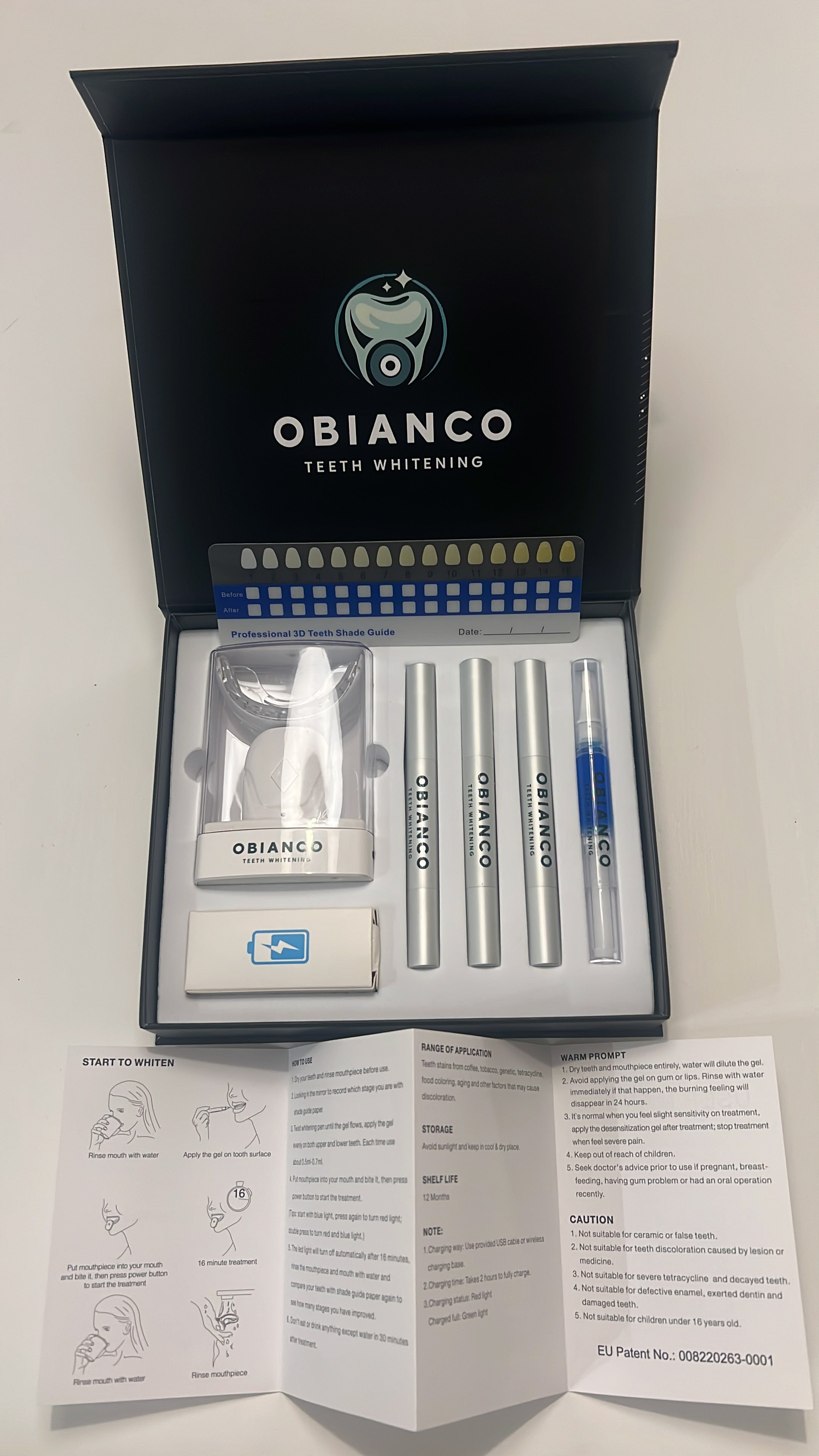 OBIANCO TEETH WHITENING KIT